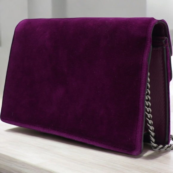 Gucci Velvet Super Mini Dionysus Shoulder Bag EUC! With Box, Dustbag, & Ribbon! - Picture 2 of 14